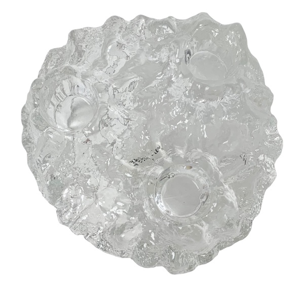 Vintage Accents Vintage Le Smith Crystal Ice Candle Holder